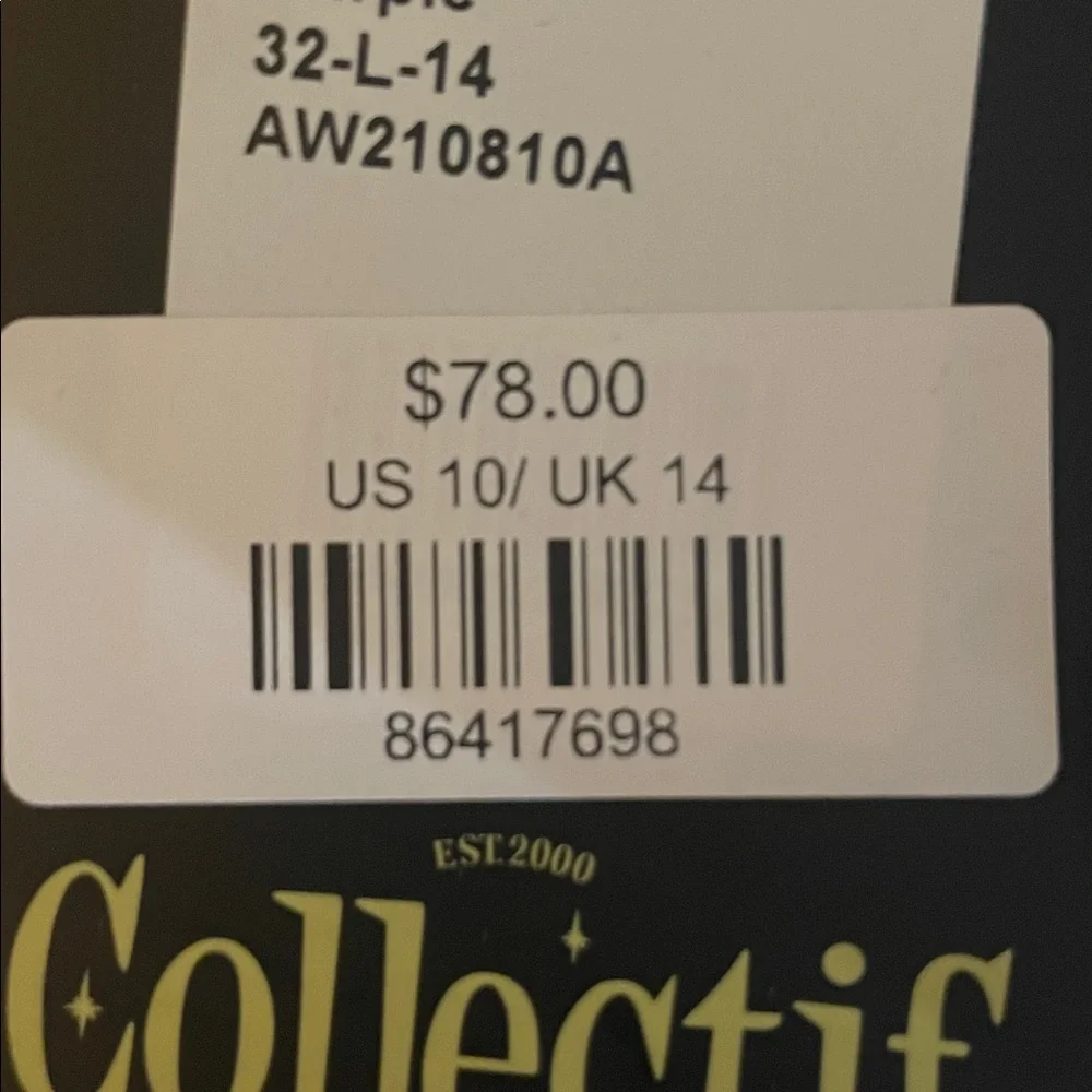 Collectif Trixie Celestial Velvet Swing Dress NWT - Picture 8 of 8